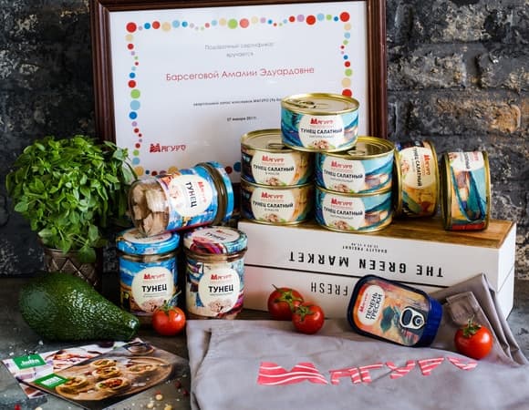 Благодарность любимому сайту «Едим Дома» и компании ТМ «Магуро» за вкуснейшие призы!