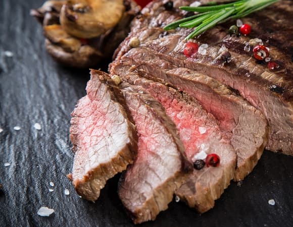Степень прожарки мяса: инфографика