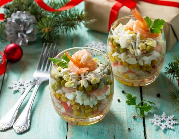 Быстрые блюда для новогоднего стола с рыбой и морепродуктами