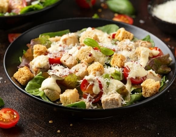 Салат Цезарь:  классический рецепт с курицей в домашних условиях, оригинальная заправка и секреты идеального вкуса