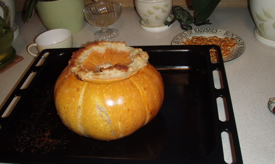 мясо запеченное в тыкве