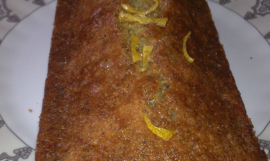 Лимонный пирог с маком