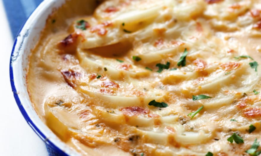 Картофель для большой семьи   "gratin dauphinois"