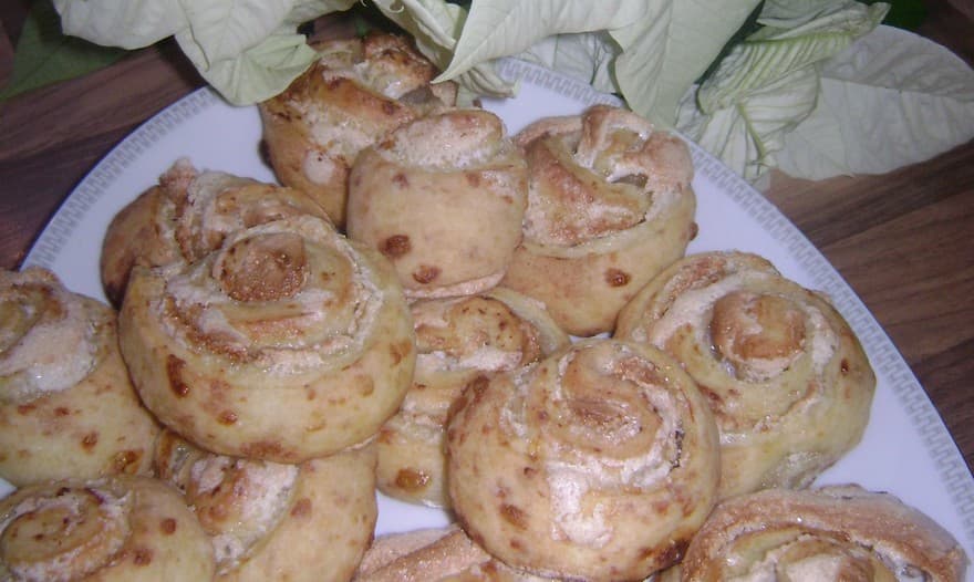Творожные розочки