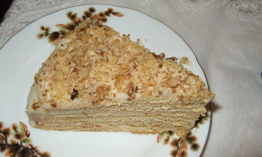 Медовик с заварным кремом