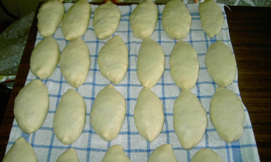 Пирожки с разной начинкой