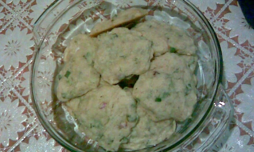 Печенье с сыром и зеленым луком