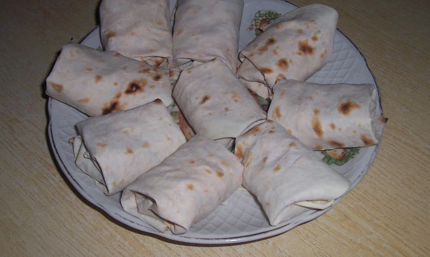 Буритос с курицей 