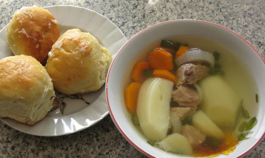 Пампушки с чесночком