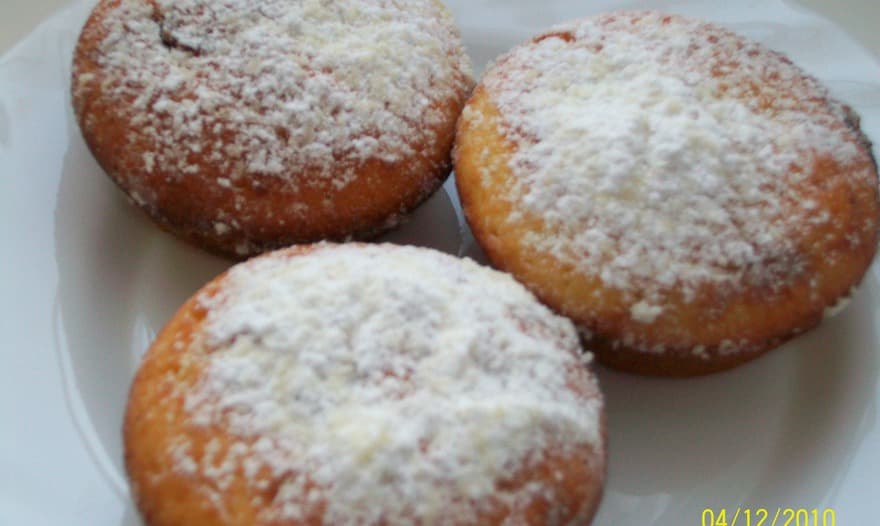 Творожные кексики с начинкой