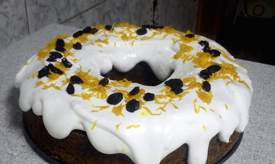 Зимний яблочный кекс