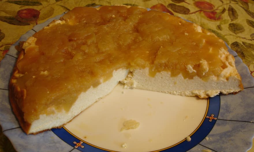 Творожник низкокалорийный с яблоками
