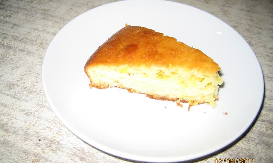 Кекс с лимоном