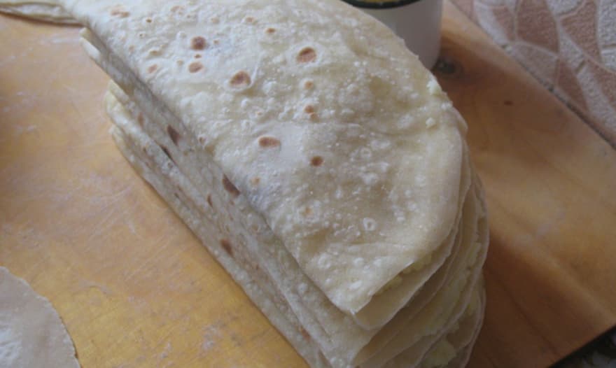 Кыстыбый с картофелем