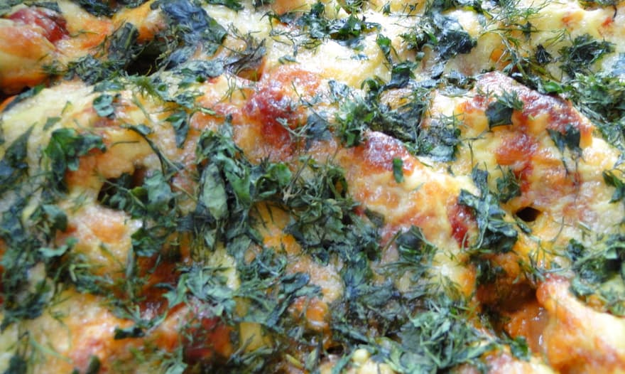 Куриные полпетты под сальсой и бешамель (Le polpette con la salsa &amp; besciamella)