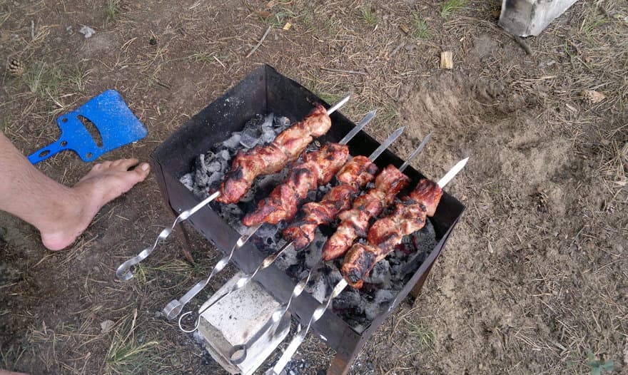 Шашлык в аэрогриле