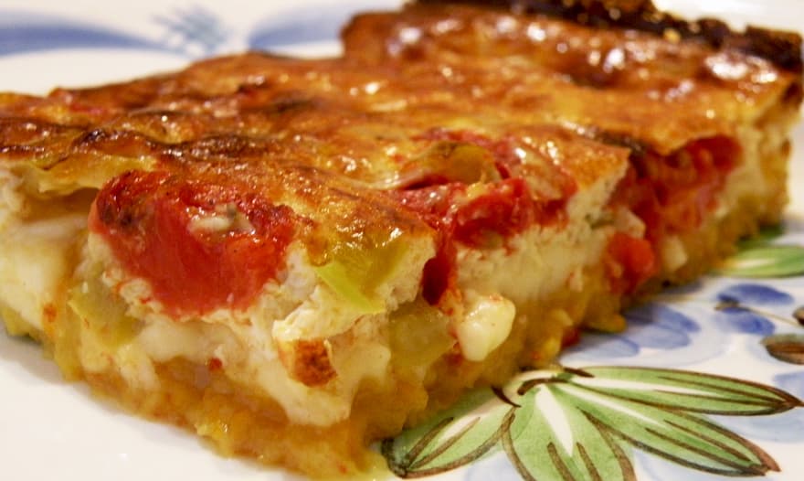 Овощной киш (без теста)