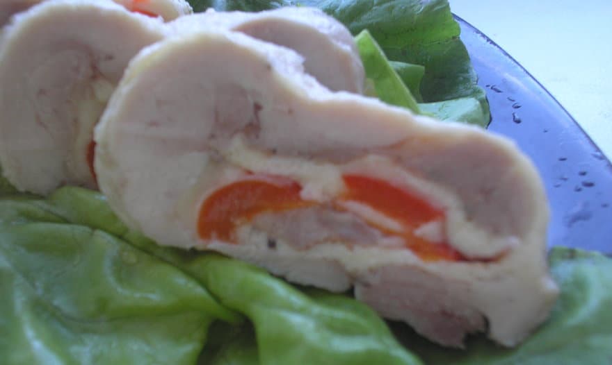 Закусочный куриный рулетик