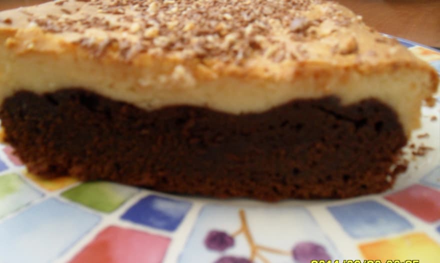 Великолепный дуэт: брауни+чизкейк