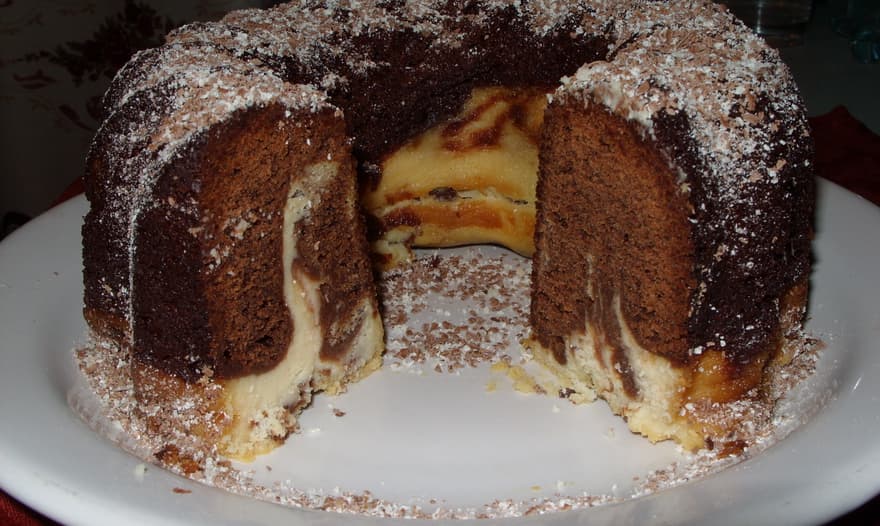 Великолепный дуэт: брауни+чизкейк