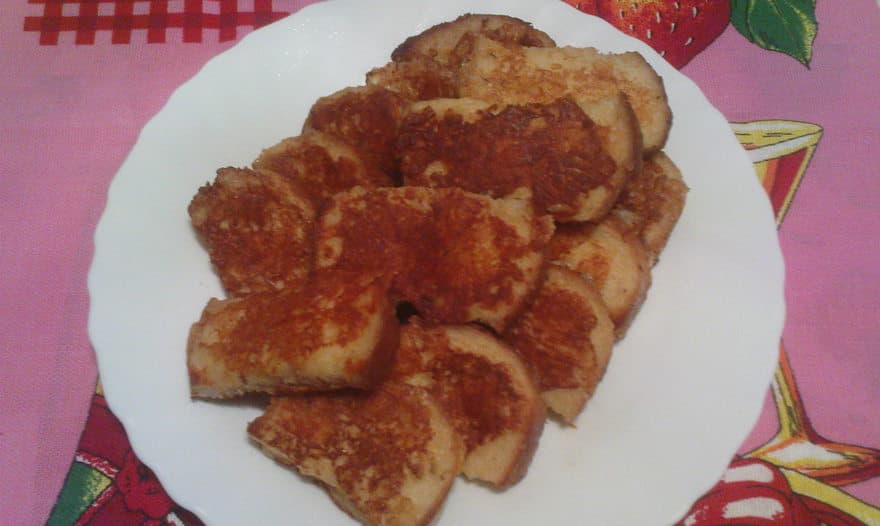 Гренки с сыром