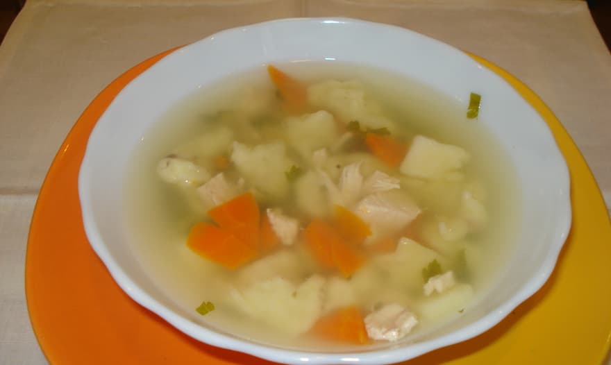 Суп с галушками
