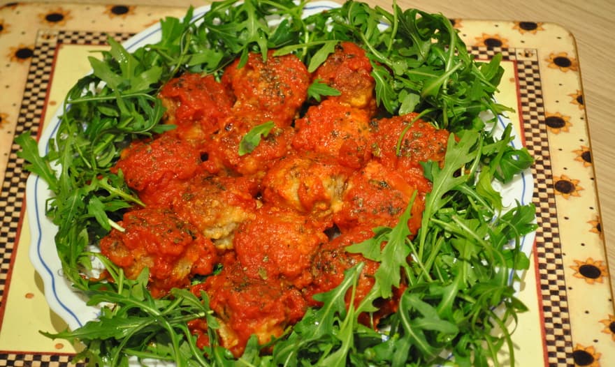 Неаполитанские фрикадельки (Polpette Napoletane).