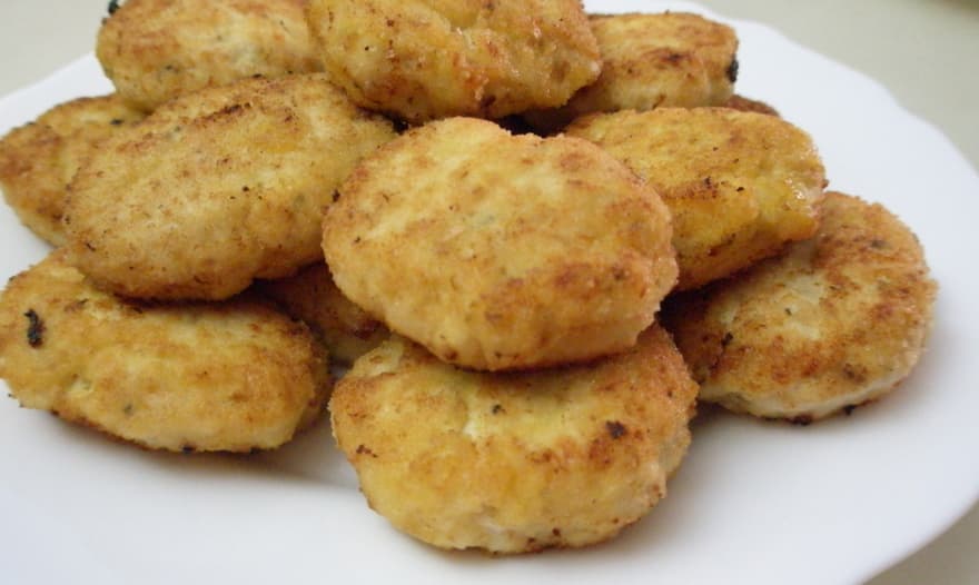 Хрустящие куриные крокеты