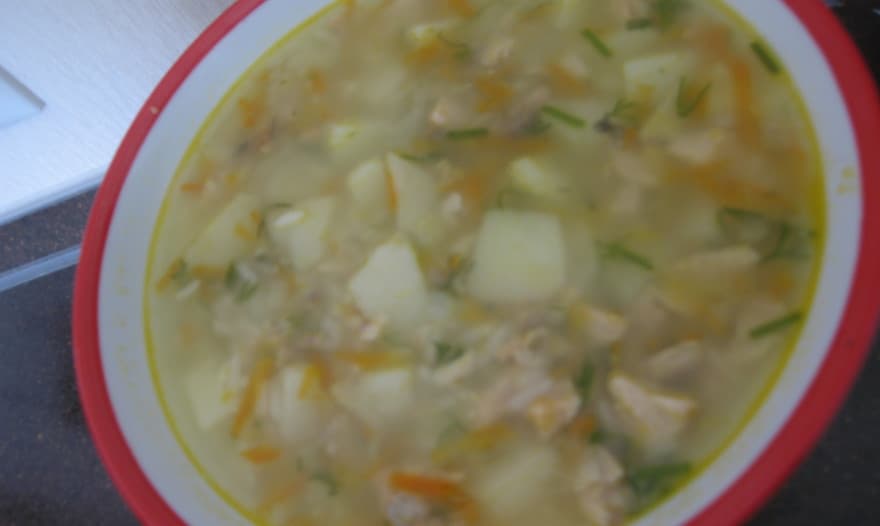 Суп из лосося