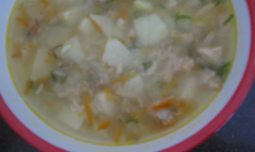 Суп из лосося