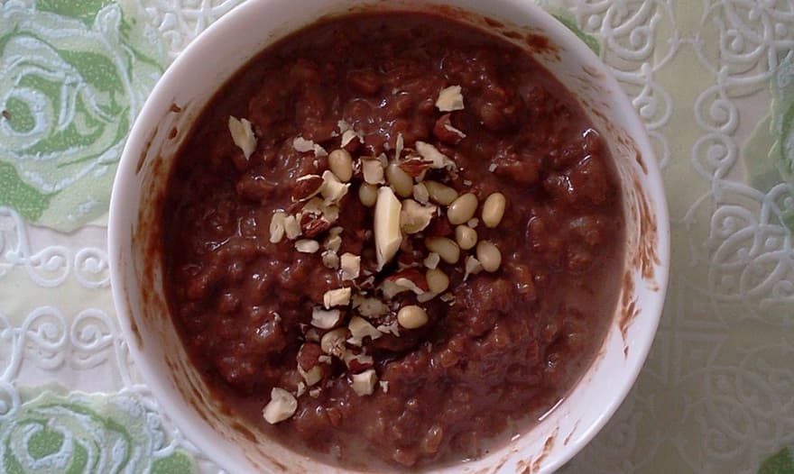 Шоколадная рисовая каша
