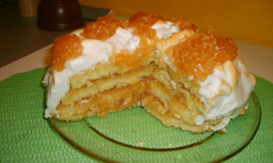 Лимонный пирог по рецепту мамы