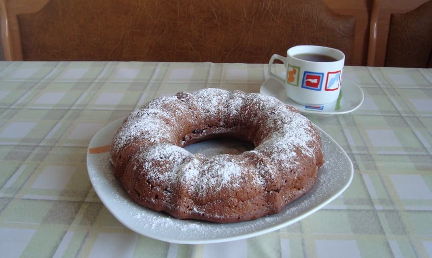 Шоколадный кекс 
