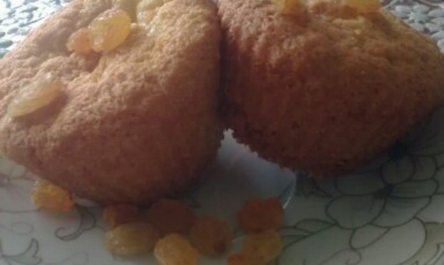 Домашние маффины (с апельсином и изюмом)
