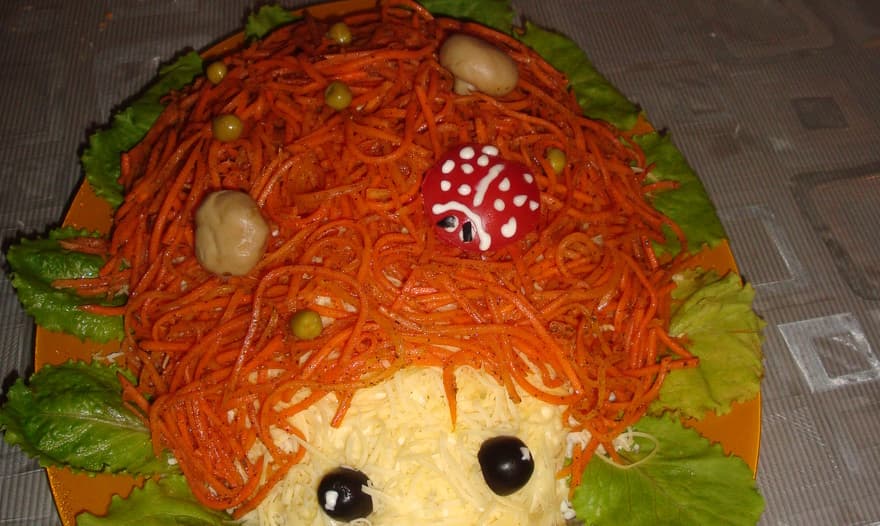 Салат "Ёжик" 
