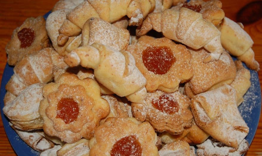 Творожное печенье
