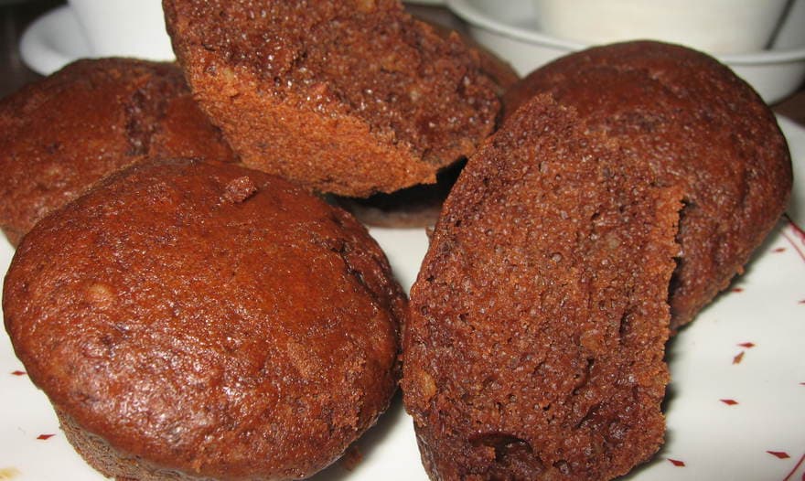Постный шоколадный кекс