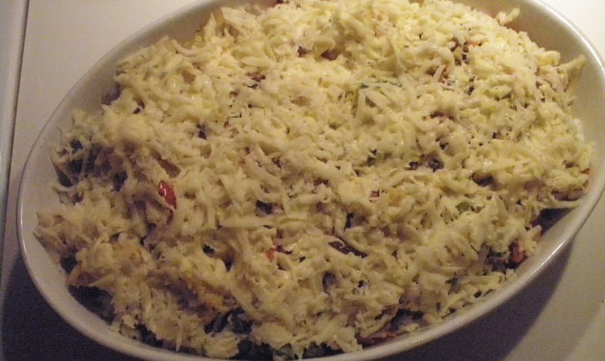 Капустная запеканка с сыром