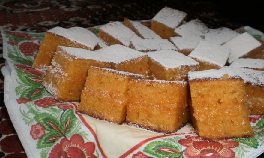 Морковный пирог с лимоном "Пышный"
