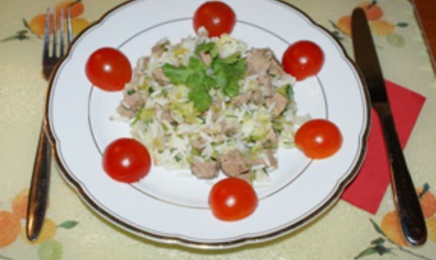 Рыбная лазанья с фенхелем и запеченным перцем