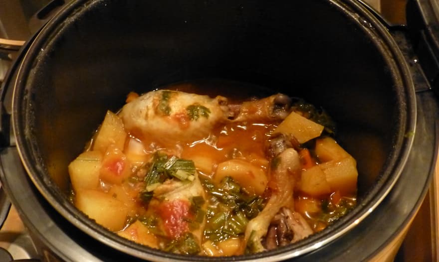 Куриные ножки в картофельном соку