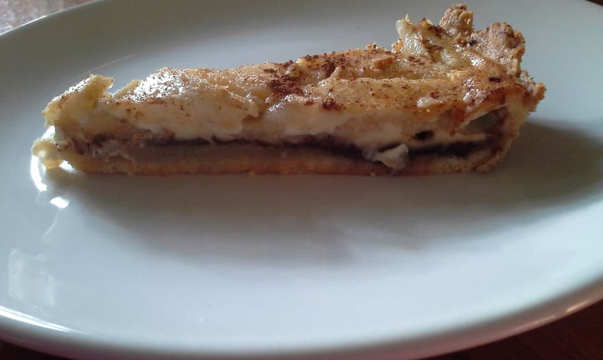 Пирог с грушами и шоколадом