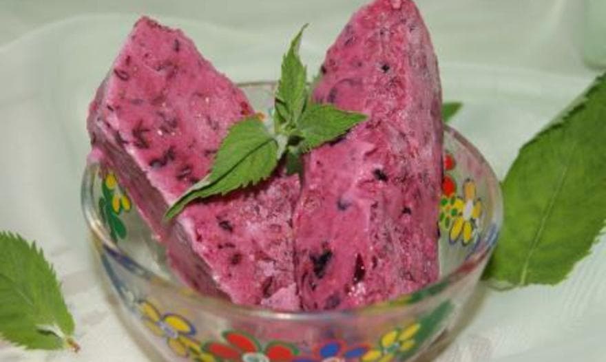 Диетическое мороженое ("Вкус лета")