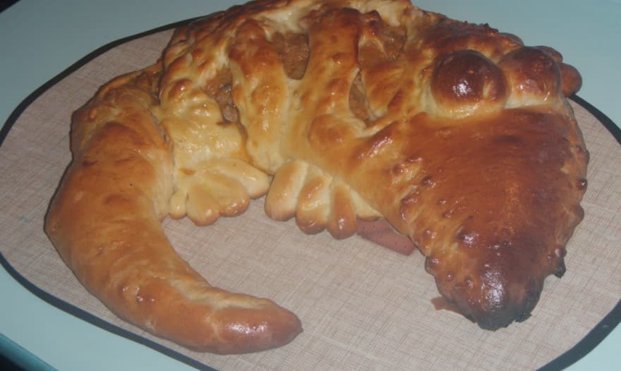Tescoma. Мясной пирог "Крокодил"