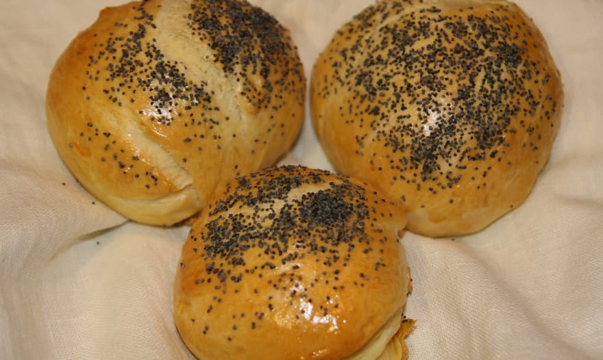 Булочки с кунжутом