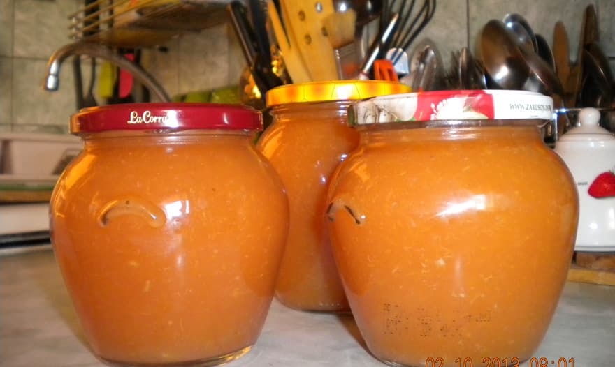 Яблочное повидло с апельсинами и лимоном