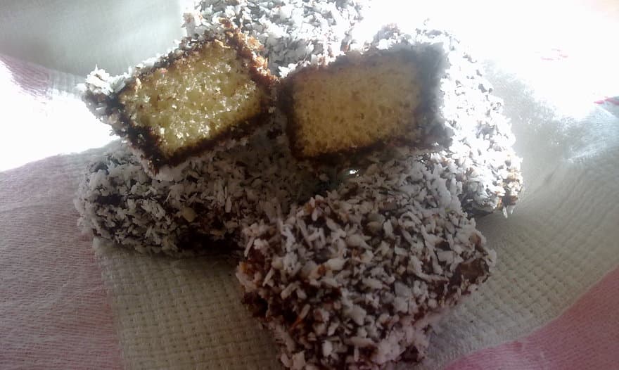 Австралийское пирожное ЛАМИНГТОН (Lamington) 