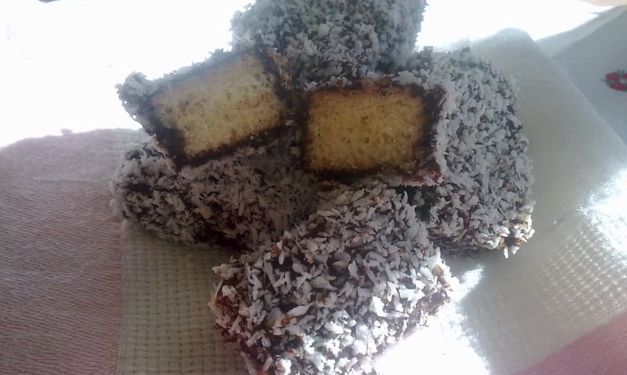 Австралийское пирожное ЛАМИНГТОН (Lamington) 