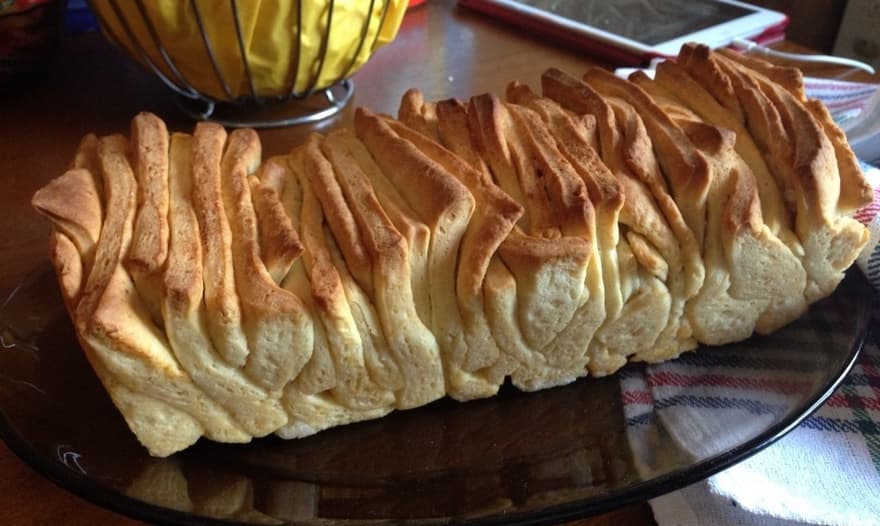 Итальянский молочный хлеб "Аккордеон" (Pane al latte "Fisarmonica")