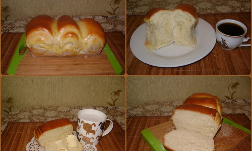 Японский молочный хлеб Хоккайдо - Hokkaido Milk Loaf  (+ МК по формированию)